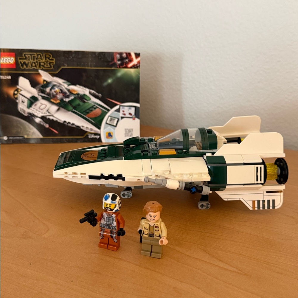 LEGO Star Wars Resistance A-Wing Starfighter set 75248 used